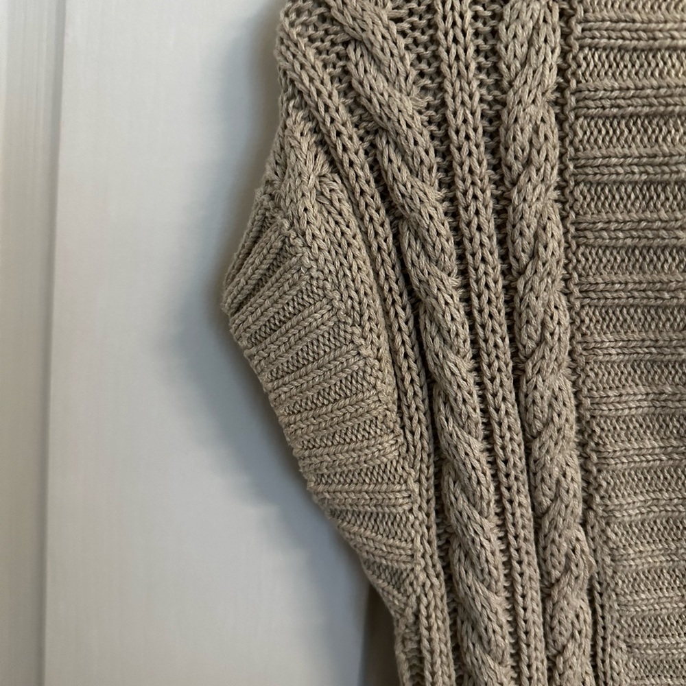 Long cardigan short sleeve